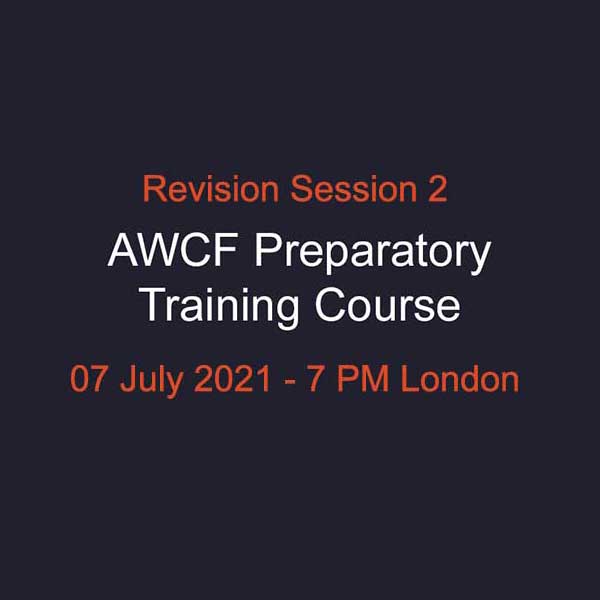 AWCF Revision Session 2 Product