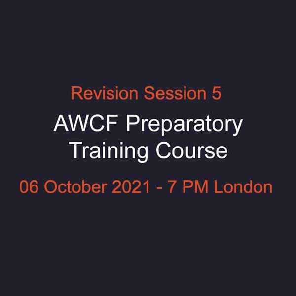 AWCF Revision Session 5 Product