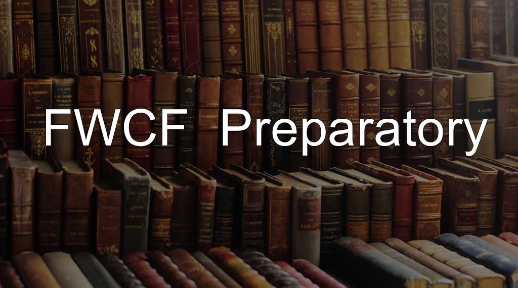 FWCF Preparatory Training